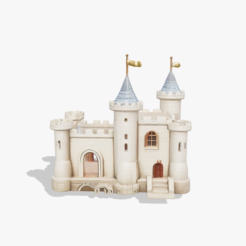 Majestic Stone Castle Environment model pack